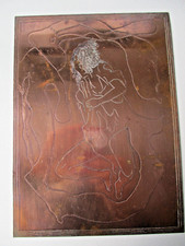 Incisione lastra rame usato Incisione lastra rame usato  Italia