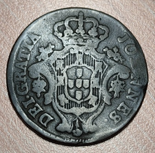 PORTUGAL JOAO VI (PRINCIPE REGENTE) 10 REIS 1812 BC+ comprar usado  Enviando para Brazil
