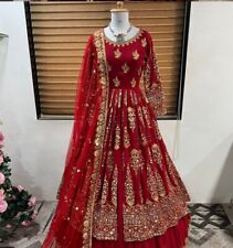 Nuevo Diseñador Lehenga Choli Lengha Indio Bollywood Boda Fiesta Ropa Paquistaní, usado segunda mano  Embacar hacia Argentina