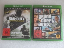 XBOX ONE - CALL OF DUTY - INFINITE WARFARE + GRAND THEFT AUTO FIVE - KB 6 comprar usado  Enviando para Brazil