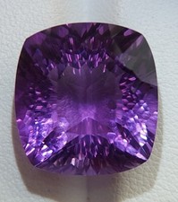 Pedra preciosa de ametista extraída da Terra - quartzo roxo natural facetado 21,35 CTS comprar usado  Enviando para Brazil