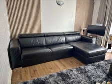 Black large leather for sale  HARROW
