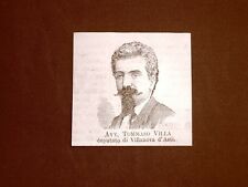 Deputato nel 1877 usato  Villarosa