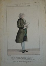 Color engraving costume d'occasion  Expédié en Belgium