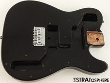 Fender Squier Paranormal Esquire Deluxe CORPO E FERRAGENS choupo preto metálico comprar usado  Enviando para Brazil