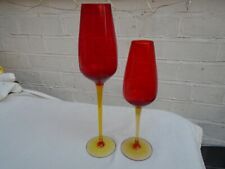 Pair tall handblown for sale  TAMWORTH