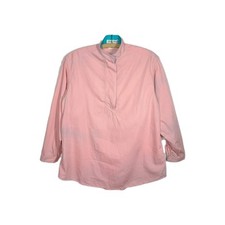 Usado, Camisa masculina retrô vintage anos 80 GIORGIO ARMANI rosa algodão colarinho azul-petróleo grande comprar usado  Enviando para Brazil
