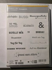 Stampin stempelset unvergessli gebraucht kaufen  Buchholz i.d. Nordheide