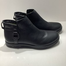 Sapatos femininos Kuru Cloud Tempo com zíper lateral tornozelo tamanho 9.5M couro preto, novo comprar usado  Enviando para Brazil