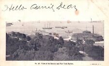 Usado, Cartão postal NY New York City Battery and Harbor publicado 1906 UDB vintage PC L5423 comprar usado  Enviando para Brazil