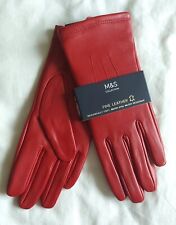 Red leather gloves for sale  Ireland