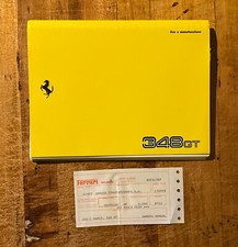 Ferrari 348 GT | Manual do Proprietário | (801/93) | Euro | Original de Fábrica | N.O.S., usado comprar usado  Enviando para Brazil
