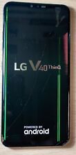 LG V40 ThinQ 64GB azul #867A para peças - Tela defeituosa e rachada - Não testado  comprar usado  Enviando para Brazil