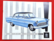 Folheto de vendas 1959 Ford Consul Mk2 - Saloon De Luxe coberto ESTADO PERFEITO! comprar usado  Enviando para Brazil