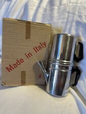 Cafetera espresso napolitana vintage nueva de colección stock antiguo sin usar #4 con caja original segunda mano  Embacar hacia Mexico