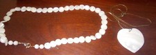 Perlmutt kette flache gebraucht kaufen  Lindau (Bodensee)