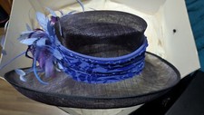 Navy blue feather for sale  NEWCASTLE
