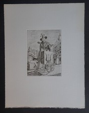 Gravure musiciens ambulant d'occasion  Schiltigheim