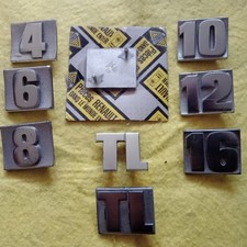Renault badge emblems for sale  GLASGOW