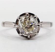 Bague solitaire art d'occasion  Paris II