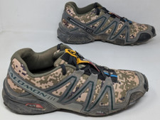 Usado, Tênis de corrida Salomon Speedcross 3 camuflado trilha caminhada masculino EUA tamanho 11.5 comprar usado  Enviando para Brazil