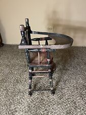 Antiga cadeira/mesa alta dobrável de madeira para boneca. Arte popular feita à mão ÚNICA comprar usado  Enviando para Brazil