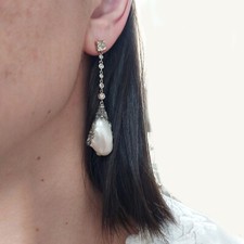 Pendants oreilles perles d'occasion  Nice-