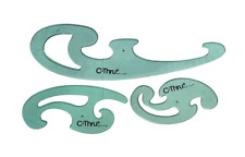 Usado, The C-Thru French Curve, conjunto de 3 peças 3 configurações borda de tinta superior e inferior comprar usado  Enviando para Brazil