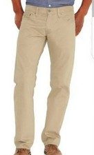 Usado, Calça jeans masculina Levi's 514 36x34 bege cáqui bronzeado perna reta 5 bolsos jeans comprar usado  Enviando para Brazil