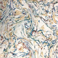 Marcus Bros Fluid Flow Art pintura em mármore impressão bronzeado 100% algodão 1 jarda colcha costurar comprar usado  Enviando para Brazil