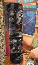 Totempfahl statue tiki gebraucht kaufen  Glees, Wassenach, Wehr
