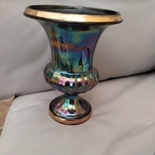 Blue iridescent lustreware for sale  HULL