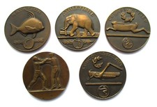Médaille bronze art d'occasion  Lacanau