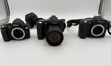 Lote de 3 câmeras Nikon D50 e D60 com lente 18-70mm, carregador, bateria TESTADO comprar usado  Enviando para Brazil