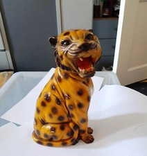 Keramikfigur leopard 23cm gebraucht kaufen  Berlin