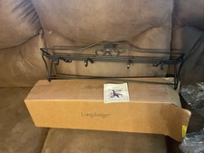 Longaberger black wrought for sale  Ashley