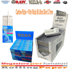 Cartine Rizla Argento Corte Silver Regula + Filtri Rizla Ultra Slim 5.7mm Pocket comprar usado  Enviando para Brazil