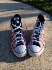 Tamanho 7.5 - Converse Chuck Taylor All Star estrelas altas e listras comprar usado  Enviando para Brazil