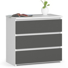 AKORD SZAFKA NOCNA CL3 60 cm PK BIAŁA / SZARY na sprzedaż  PL