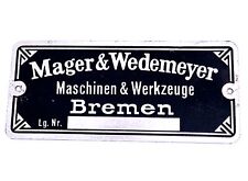 Firmenschild mayer wedemeyer gebraucht kaufen  Velbert