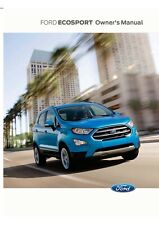 MANUAL DO PROPRIETÁRIO FORD ECOSPORT 2013- PRESENTE Nova Impressão FRETE GRÁTIS comprar usado  Enviando para Brazil