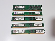 Módulo de memória usado Kingston 2GB DDR2 e 4GB DDR3 Rem PC - 5 peças. Vendido como pacote  comprar usado  Enviando para Brazil