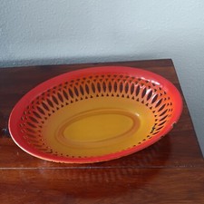 Brotschale emaille vintage gebraucht kaufen  München