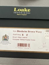 Loake blenheim brown for sale  NEWARK