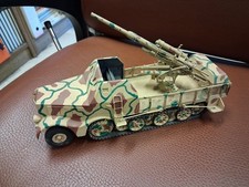 FSM-Vacu ( + Tamiya ) 18 T PÓŁŁAŃCUCH CZĘŚCIOWO OPANCERZONY z 8,8 CM FLAK zbudowany na sprzedaż  Wysyłka do Poland
