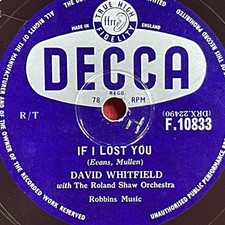 David whitfield adoration for sale  RHYL