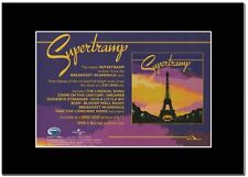 Supertramp - Live In Paris 79       - A4 Matted Mounted Magazine Artwork comprar usado  Enviando para Brazil