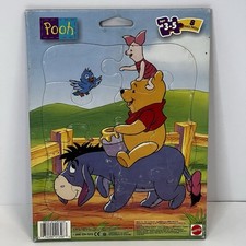 Winnie the pooh con amigos 8 piezas tablero rompecabezas edades 3-5 Mattel segunda mano  Embacar hacia Mexico