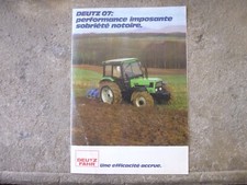 Prospectus tracteur deutz d'occasion  Onet-le-Château