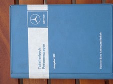 Mercedes benz tabellenbuch gebraucht kaufen  Ratzeburg-Umland